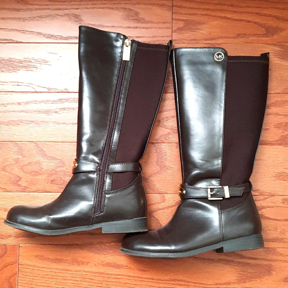 Michael Kors Parson 15 Brown Riding Boots size 1